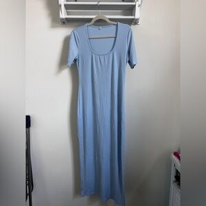 NWOT Sky Blue BodyCon Maternity Dress